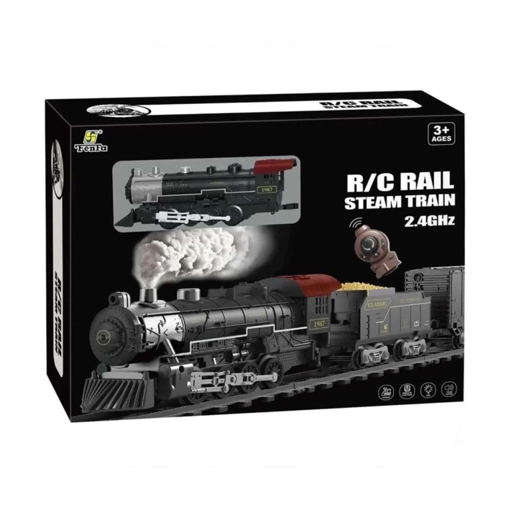 Buharlı Kumandalı Pilli Tren Set
