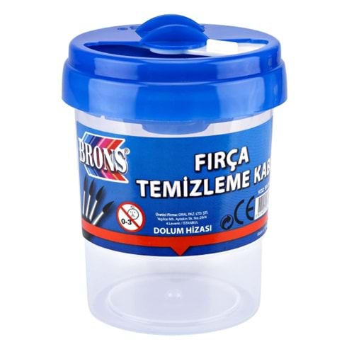 Brons Fırça Temizleme Kabı