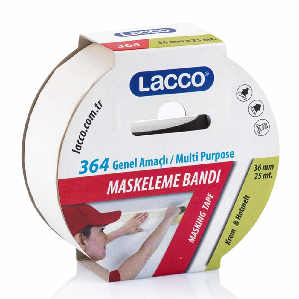 Lacco Maskeleme Bandı 36Mmx25M 364