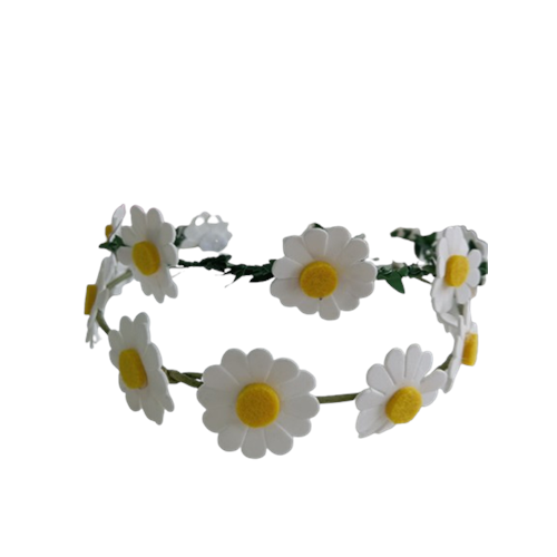 Piramit Papatya Çember Taç (1 Adet)