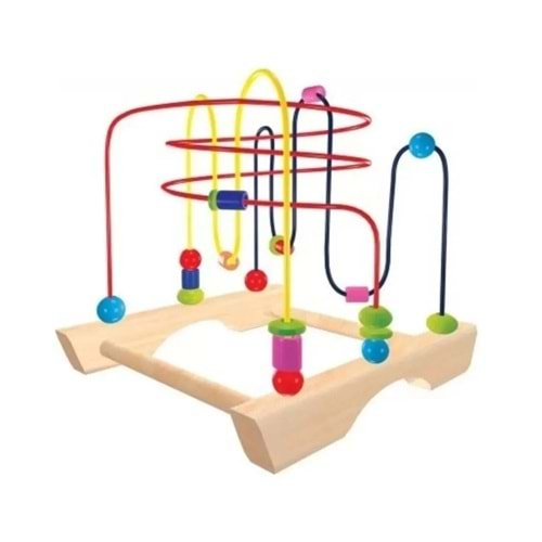 Play Wood Kutuda Ahşap Boncuklu Koordinasyon ONY-410
