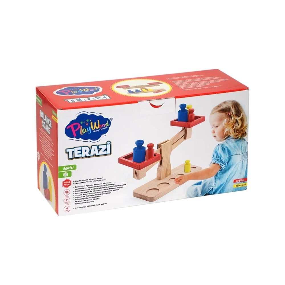 Play Wood Ahşap Terazi ONY-409