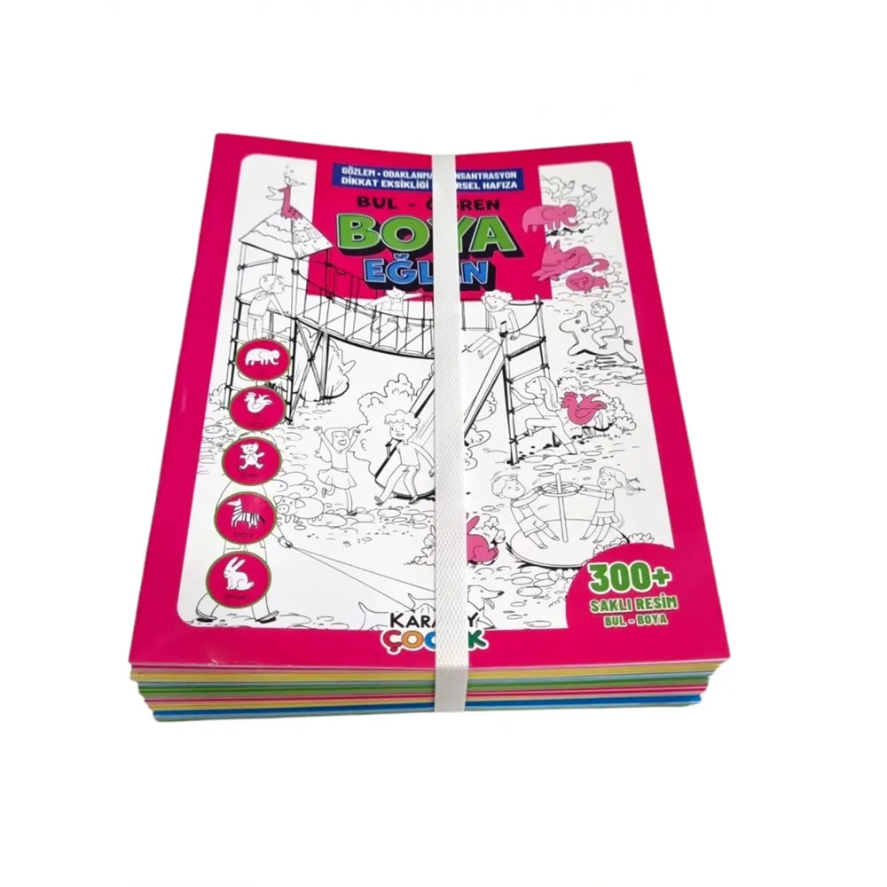 Karatay Bul Öğren Boya Eğlen Boyama Kitabı (1 Adet)