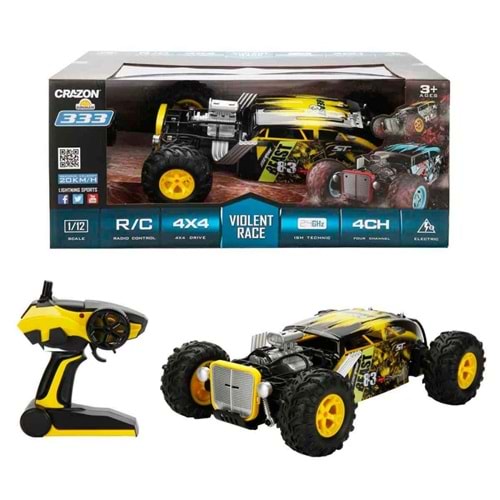 Sunman Şarjlı Uzaktan Kumandalı 4x4 Off Road Araba