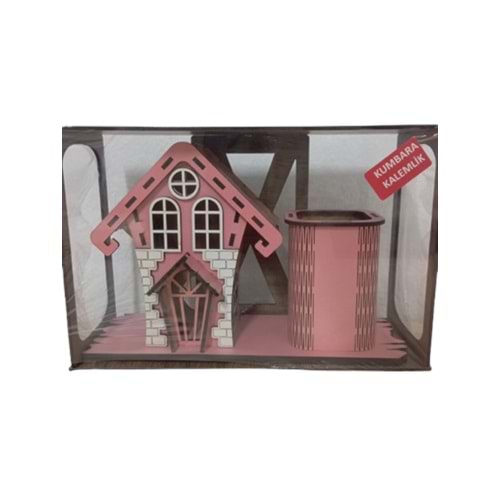 Volee Craft Dekoratif Ev Kumbara + Kalemlik Peri