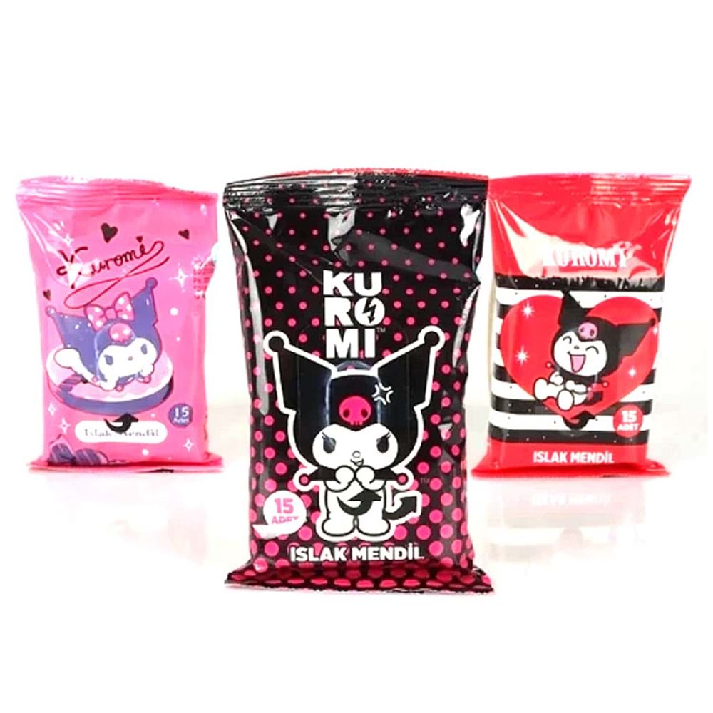 Tmn Kuromi Islak Cep Mendili 15yp (1 Adet)
