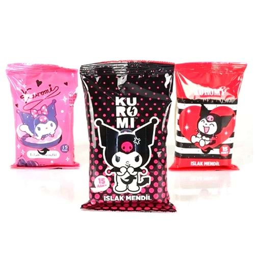 Tmn Kuromi Islak Cep Mendili 15yp (1 Adet)