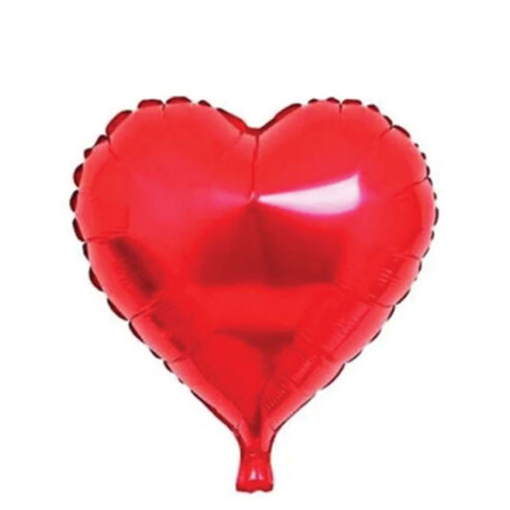 Folyo Balon Kalp Kırmızı 18