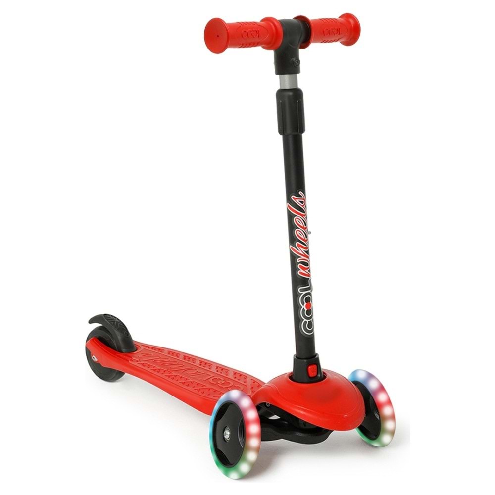 Chanky Scooter Işıklı Kutulu Kırmızı