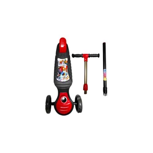 Swing Scooter Işıklı Kutulu Kırmızı