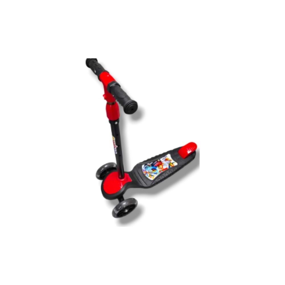 Swing Scooter Işıklı Kutulu Kırmızı