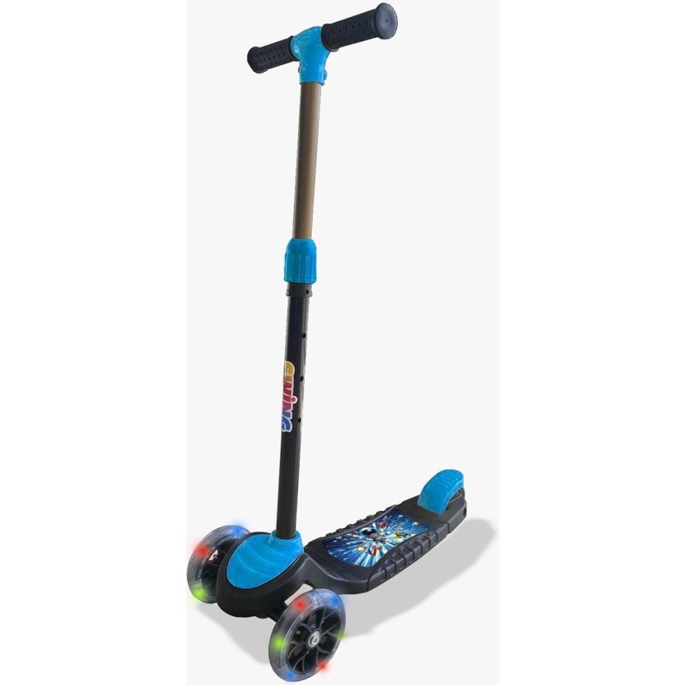 Swing Scooter Işıklı Kutulu Mavi