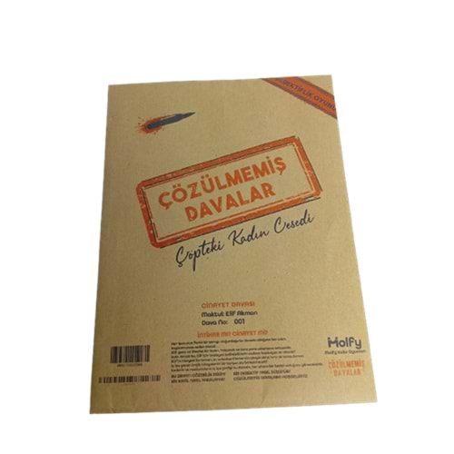 Molfy Çözülmemiş Davalar - Çöpteki Kadın Cesedi