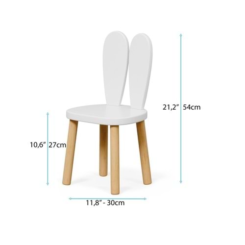 Bee Smart Tekli Sandalye Beyaz MS-11-C