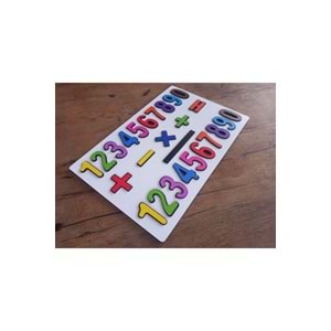Ankebut Sayılar ve Matematik İşaretleri Puzzle
