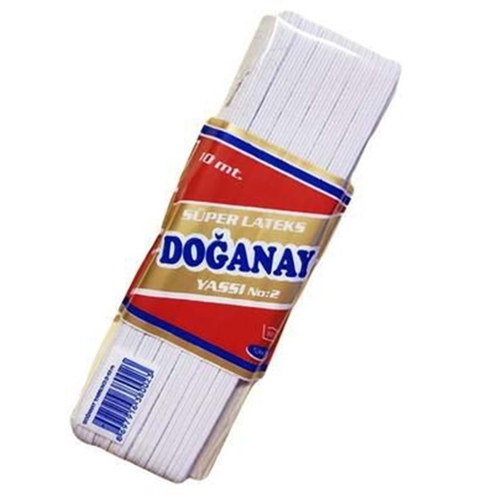 Lastik Lateks Yassı Süper No:2 10M -380023