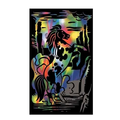 Folyo Kazıma Gökkuşağı Seti