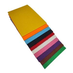 Kalın Keçe 13X19 (A5) 500Gr Karışık 10 Adet