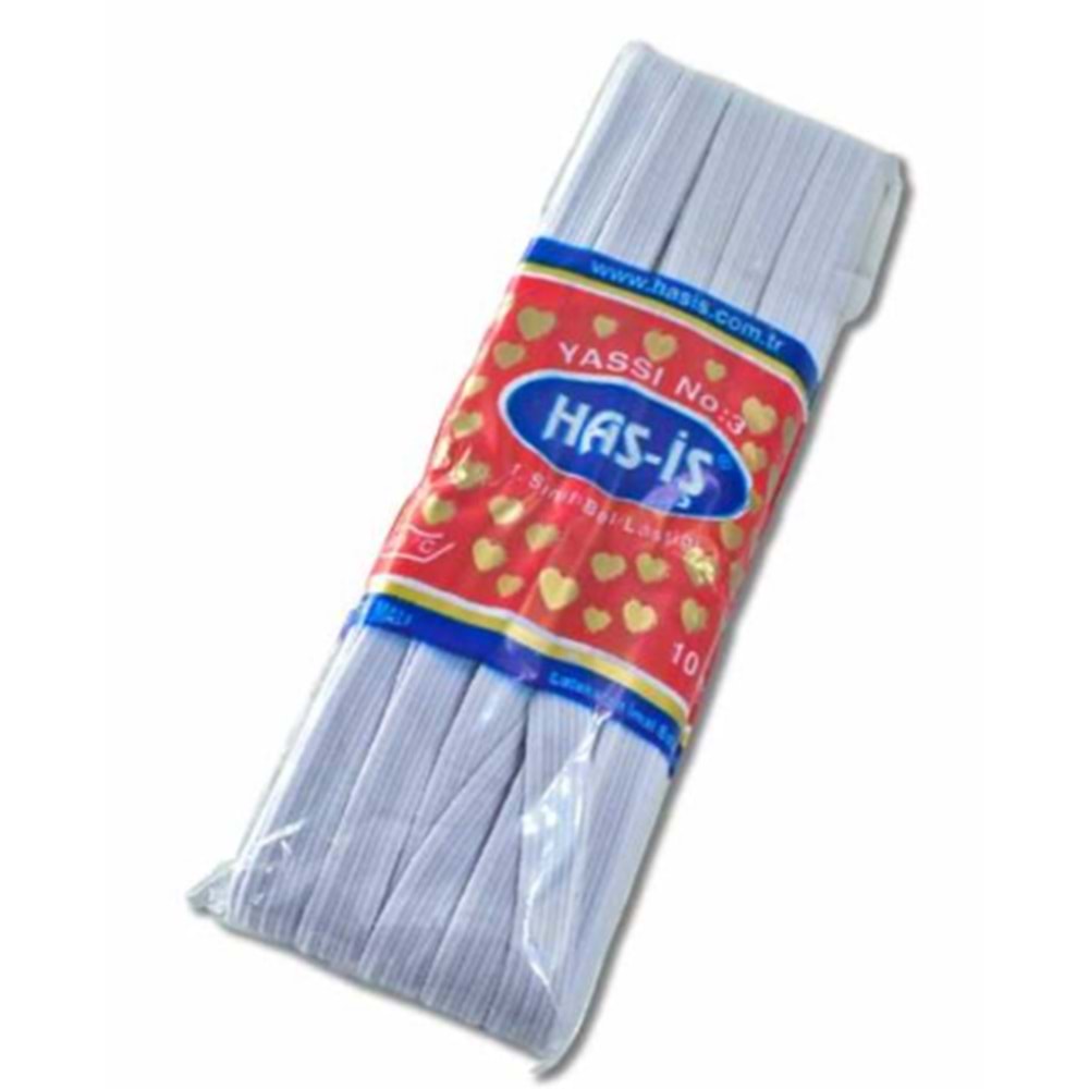 Lastik Lateks Yassı No:3 Süper 10Mt 380016