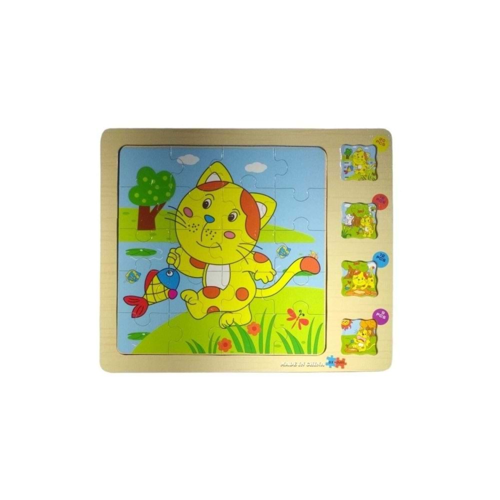 Ahşap Puzzle 9-12-16-20 Pcs Pp-36