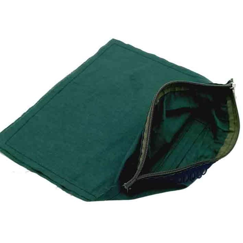 Çanta Aksesuar 28X28 Cm Dikilmiş Fermuarlı Astar Koyu Yeşil