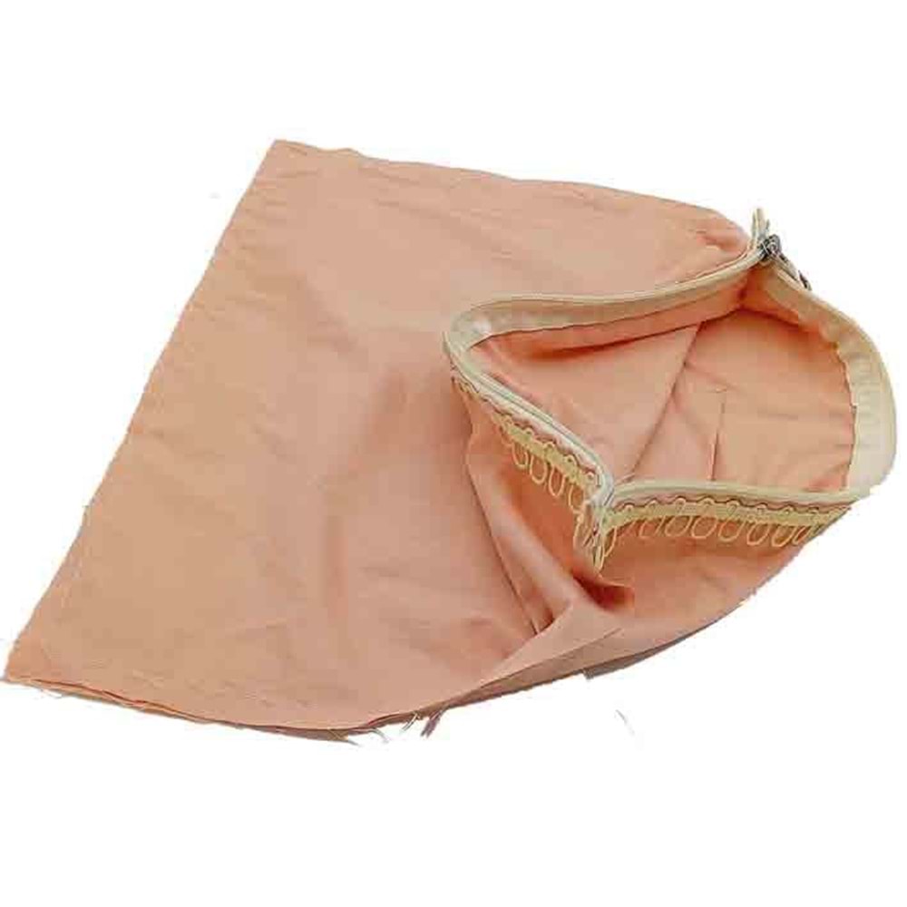 Çanta Aksesuar 38X38 Cm Dikilmiş Fermuarlı Astar Pudra