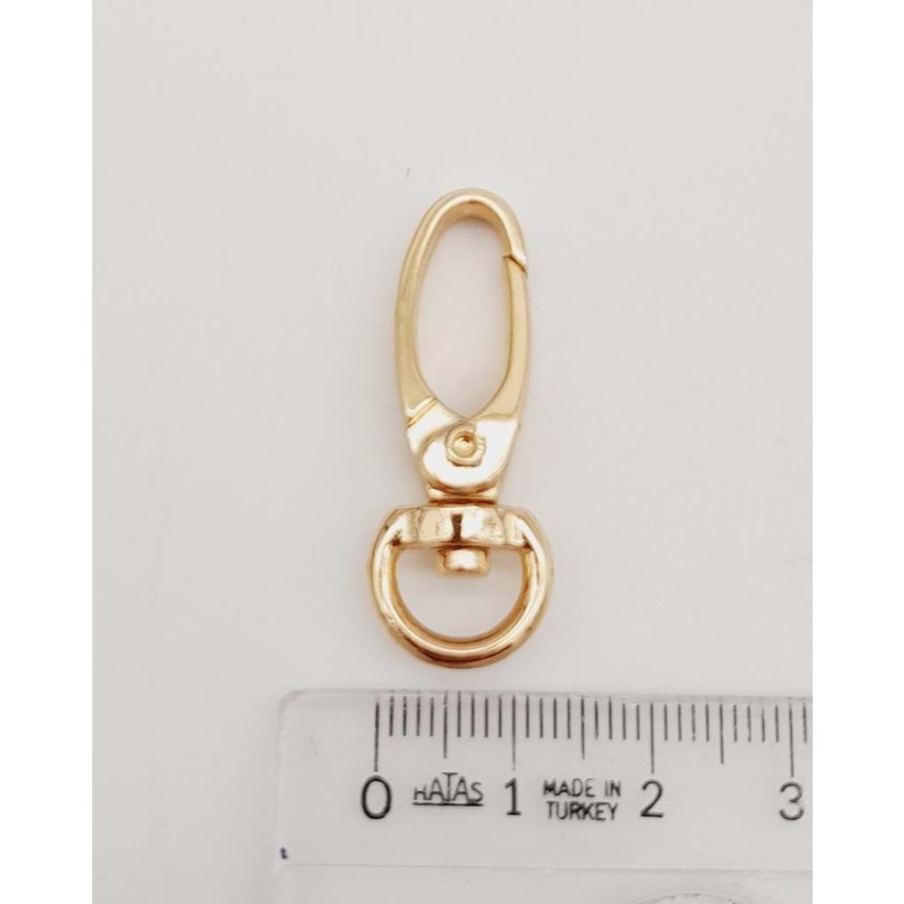 Çanta Aksesuar 1 Cm Light Gold Renk Kanca