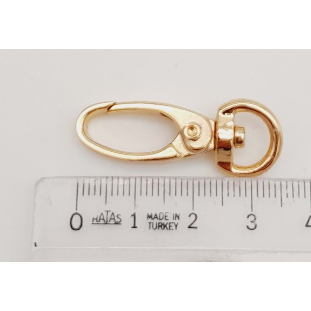 Çanta Aksesuar 1 Cm Light Gold Renk Kanca