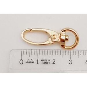 Çanta Aksesuar 1 Cm Light Gold Renk Kanca