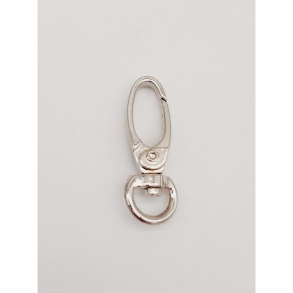 Çanta Aksesuar 1 Cm Gümüş Renk Kanca