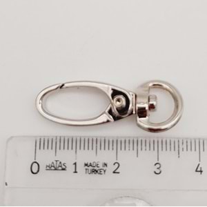 Çanta Aksesuar 1 Cm Gümüş Renk Kanca