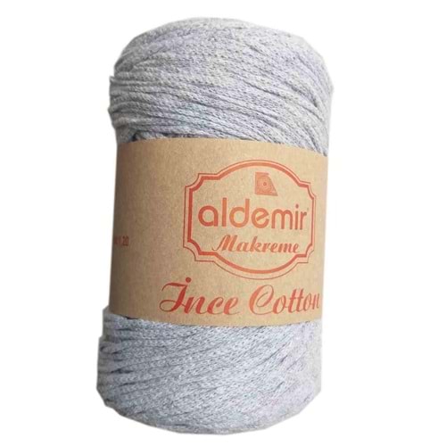 Çanta Aksesuar Aldemir İnce Pamuk Makrome Gri No:16