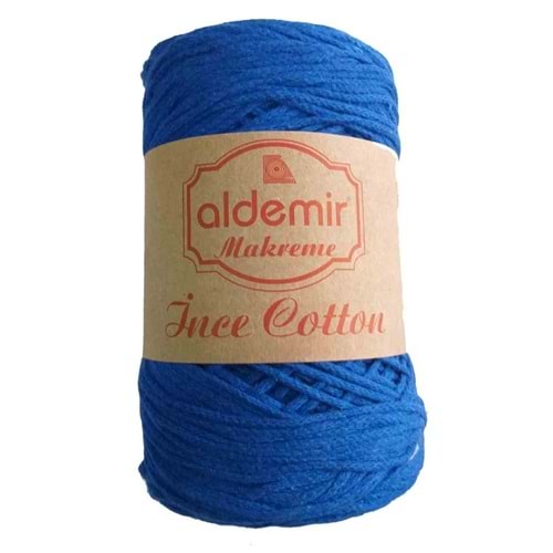 Çanta Aksesuar Aldemir İnce Pamuk Makrome Sak Mavi No:6