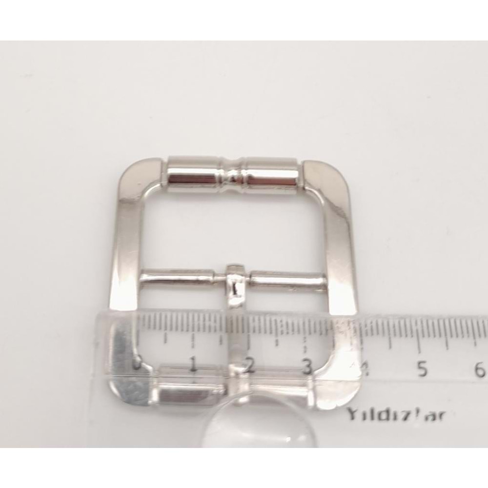 Çanta Aksesuar Gümüş Renk 3.5 Cm Kare Çanta Tokası