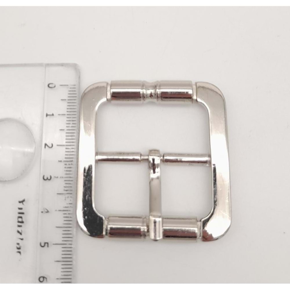 Çanta Aksesuar Gümüş Renk 3.5 Cm Kare Çanta Tokası