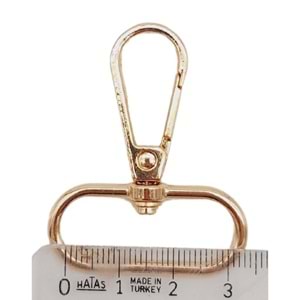 Çanta Aksesuar 3 cm Light Gold Renk No:2 Kanca 1 Adet