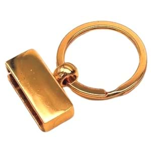 Çanta Aksesuar Vidalı Anahtarlık Aparatı Light Gold Renk