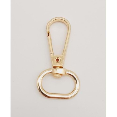 Çanta Aksesuar 1.5 Cm Light Gold Renk Kanca 1 Adet