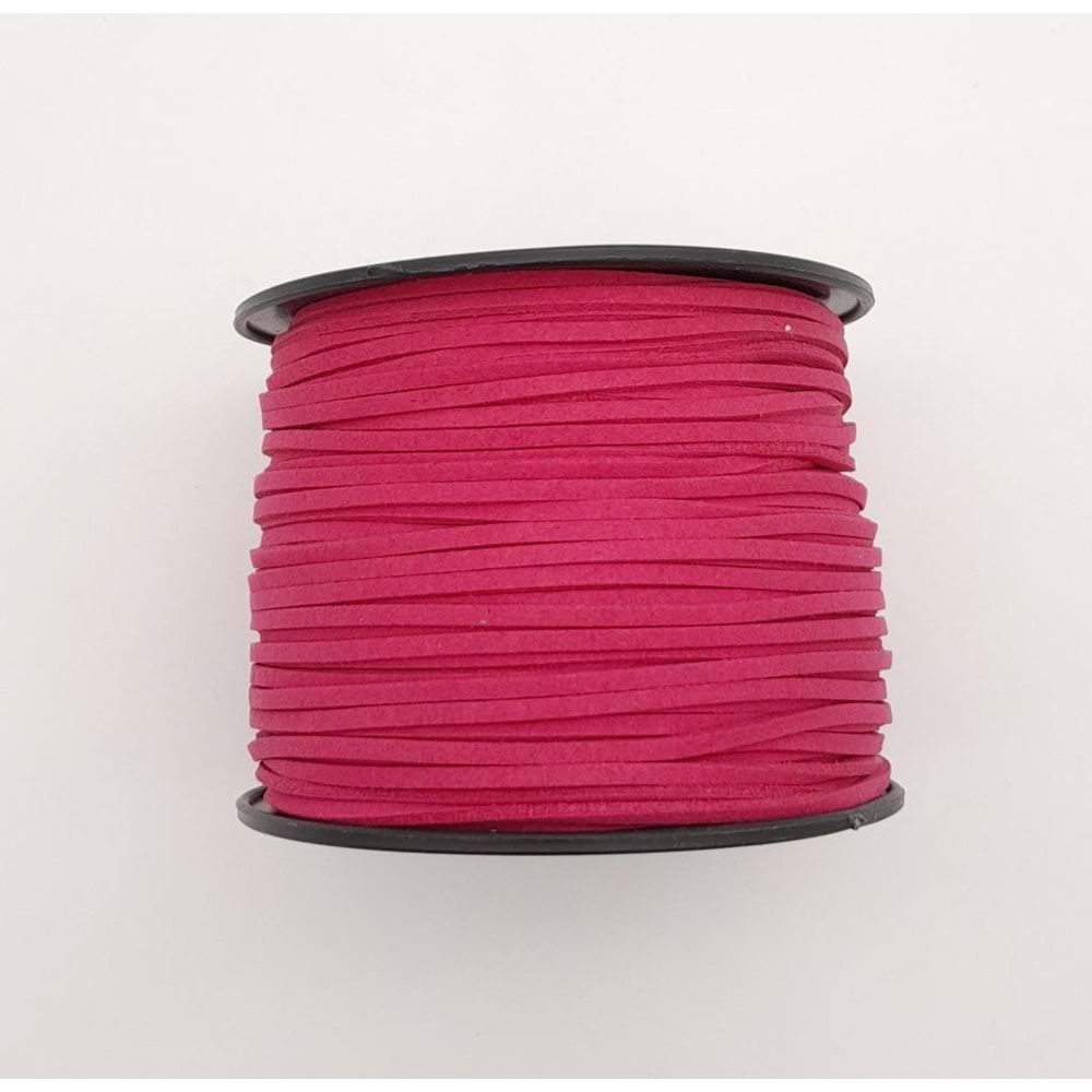 Çanta Aksesuar Nubuk Deri İp Fuşya No:23