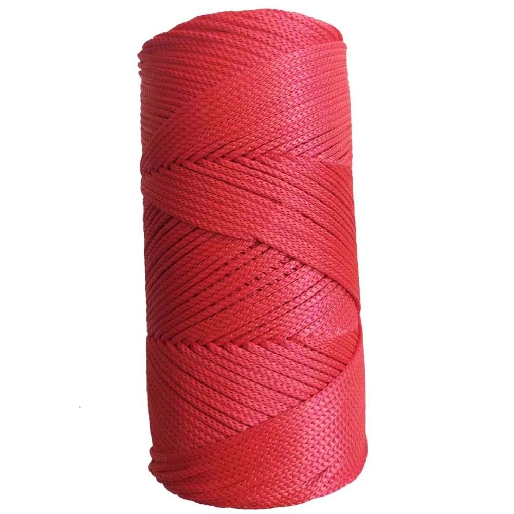 Çanta Aksesuar Angel Pp Makrome İp Açık Kırmızı No:18