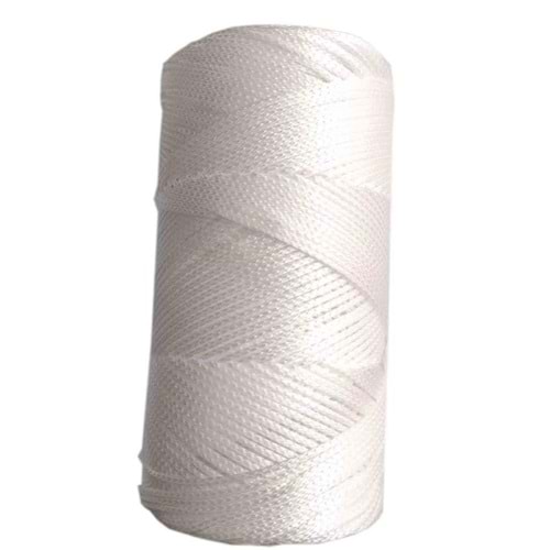 Çanta Aksesuar Angel Pp Makrome İp Parlak Beyaz No:31