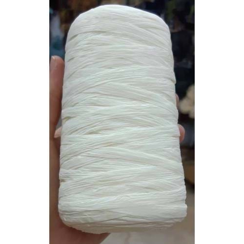 Çanta Aksesuar Özel Sarım Yeni İthal Rafya İp (Krem )