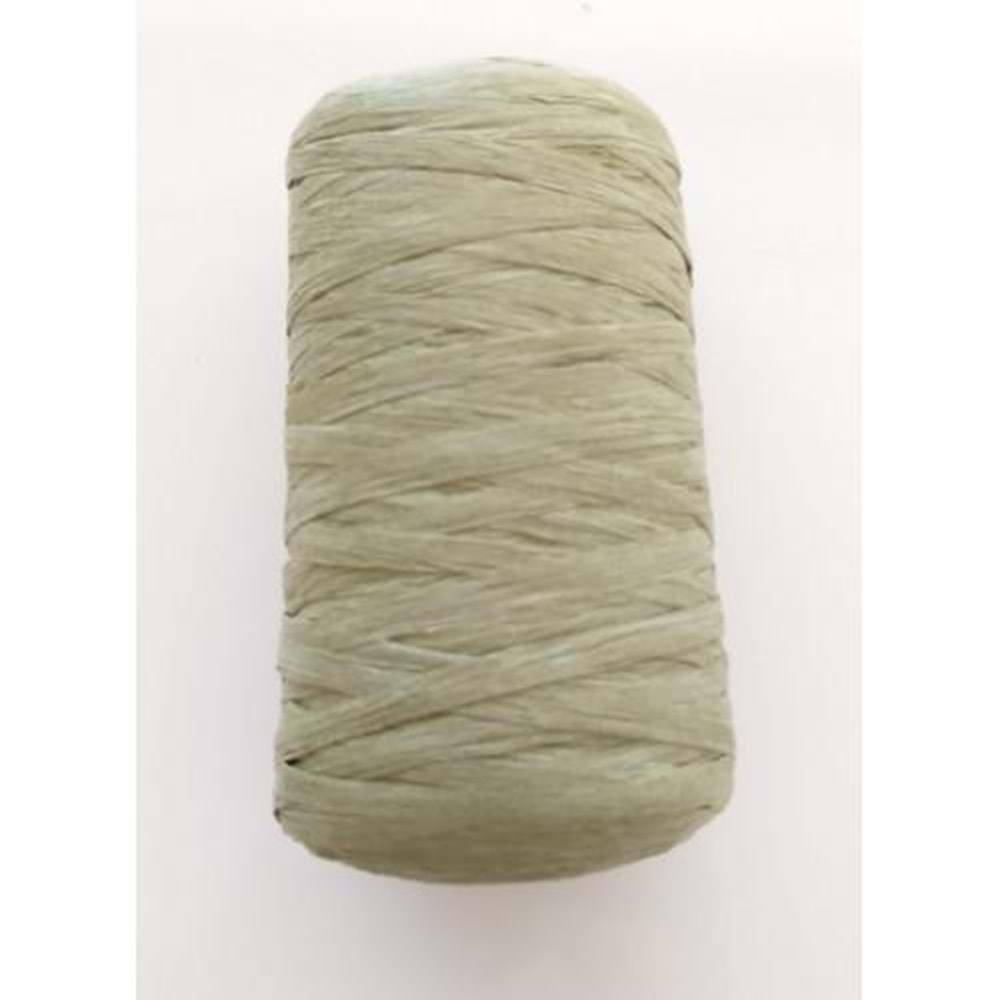 Çanta Aksesuar Özel Sarım Yeni İthal Rafya İp (Haki )