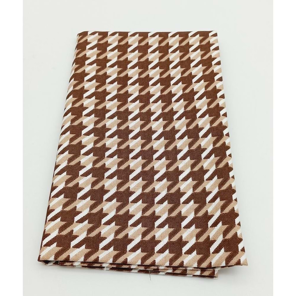 Çanta Aksesuar 90X50 Cm Duck Astarlık Kumaş Kaz Ayağı Desen No:04