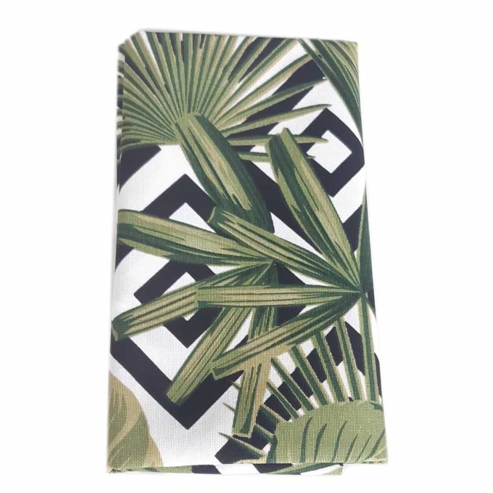 Çanta Aksesuar 90X50 Cm Duck Kumaş Astarlık Siyah Kare Zemin Desen