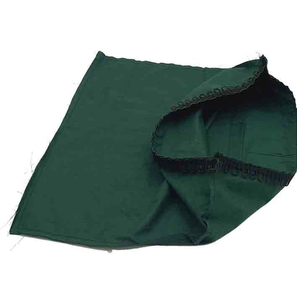 Çanta Aksesuar Fermuarsız 38X38 Cm Dikilmiş Astar Koyu Yeşil