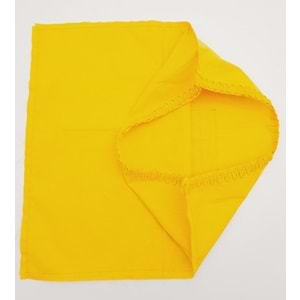 Çanta Aksesuar 38x38 cm Fermuarsız Dikilmiş Astar Sarı