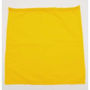 Çanta Aksesuar 38x38 cm Fermuarsız Dikilmiş Astar Sarı