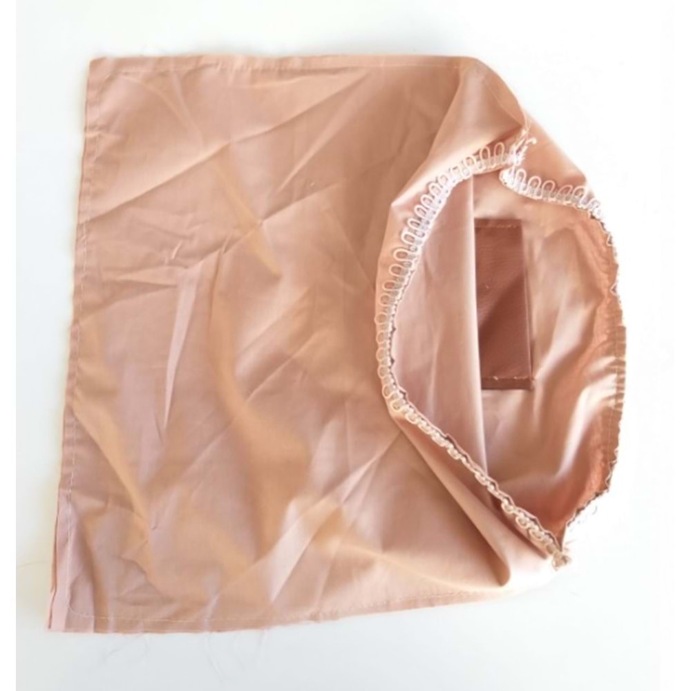 Çanta Aksesuar Fermuarsız 38X38 Cm Dikilmiş Astar Sütlü Kahve