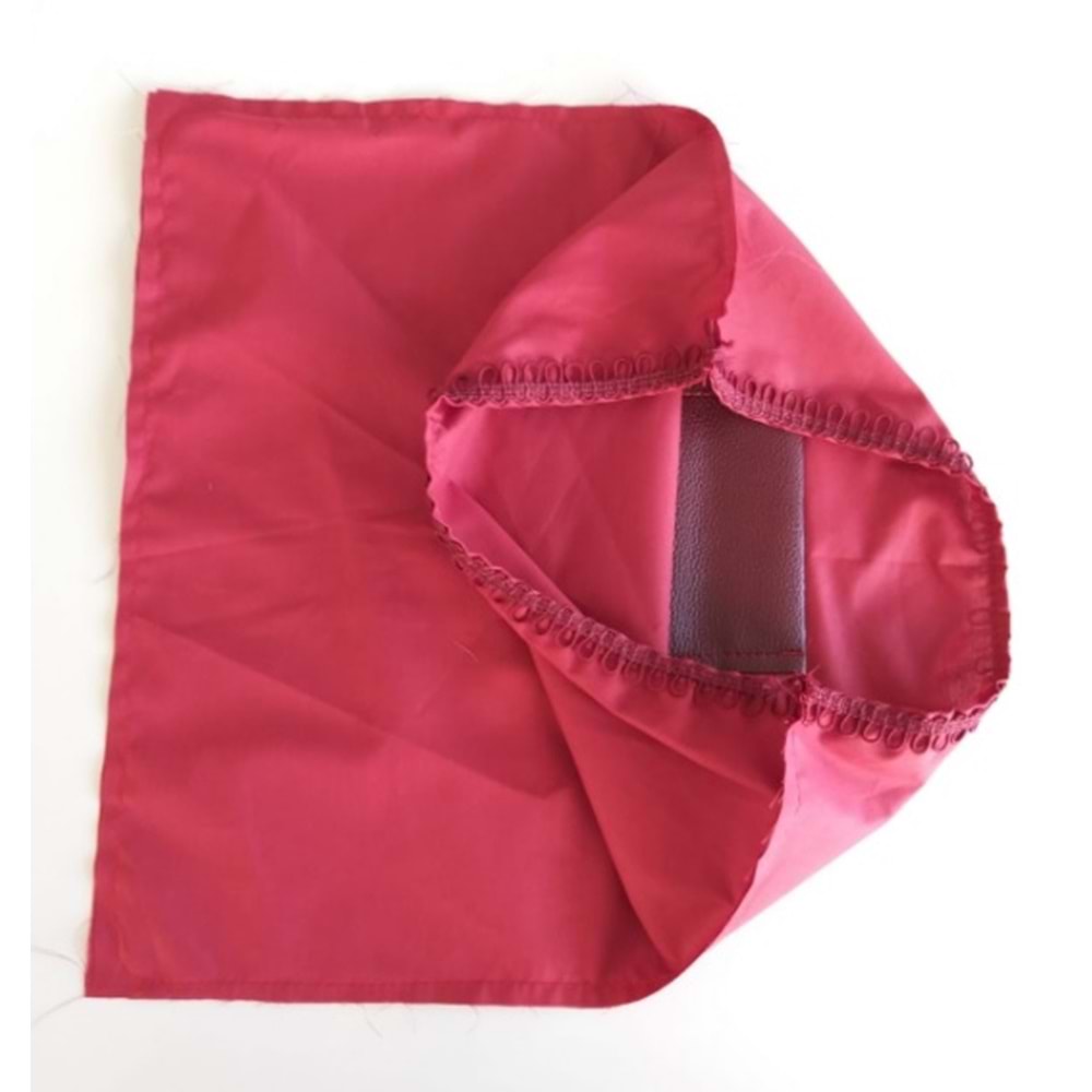 Çanta Aksesuar Fermuarsız 38X38 Cm Dikilmiş Astar Bordo